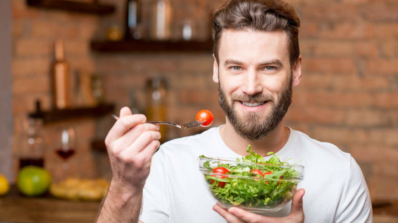 man eating healthy | Gapin Institute